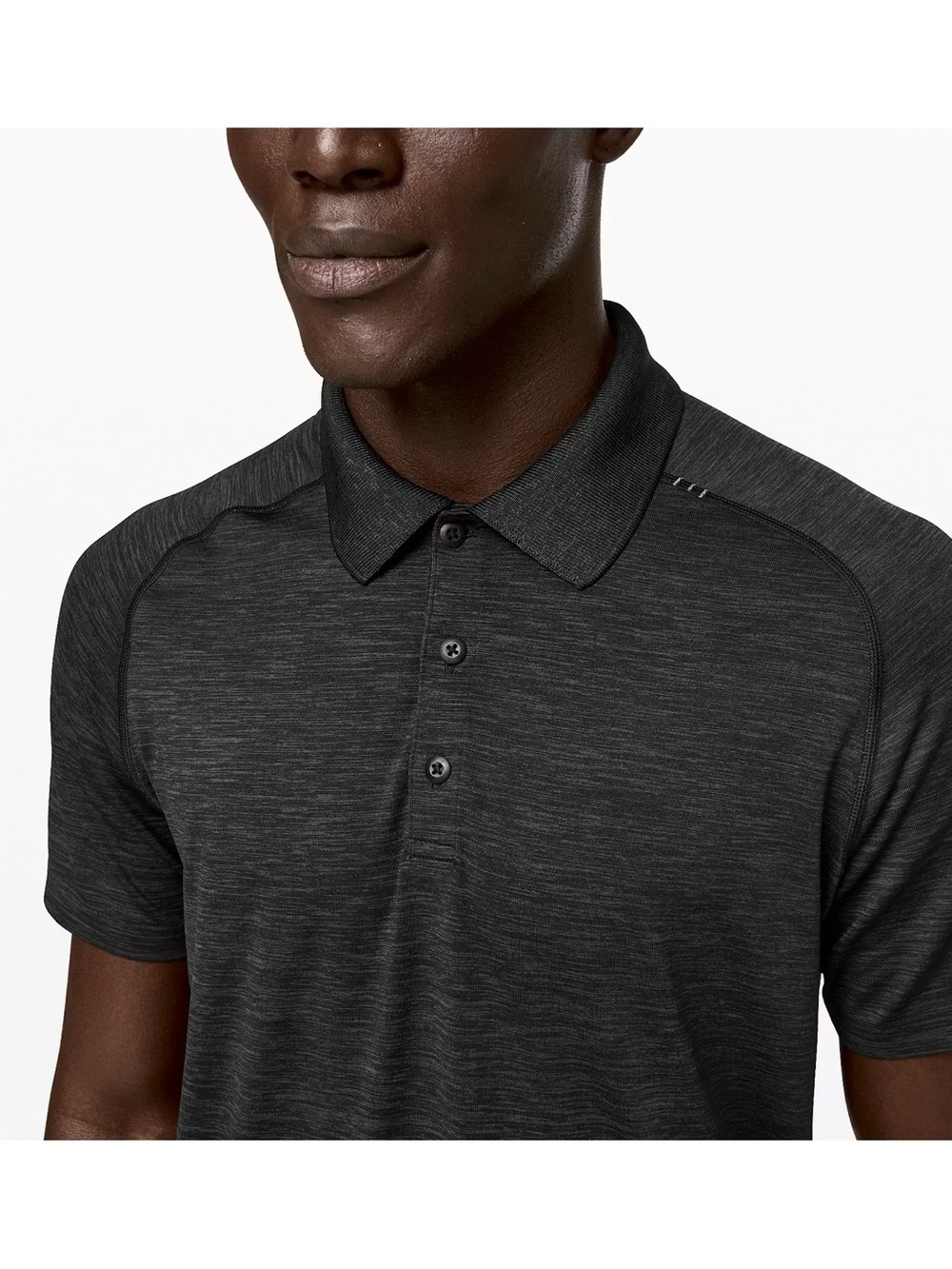 lululemon athletica Men's Dark Charcoal Heather Polo